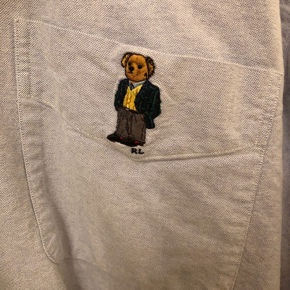 Ralph Lauren heavy cotton chambray button down